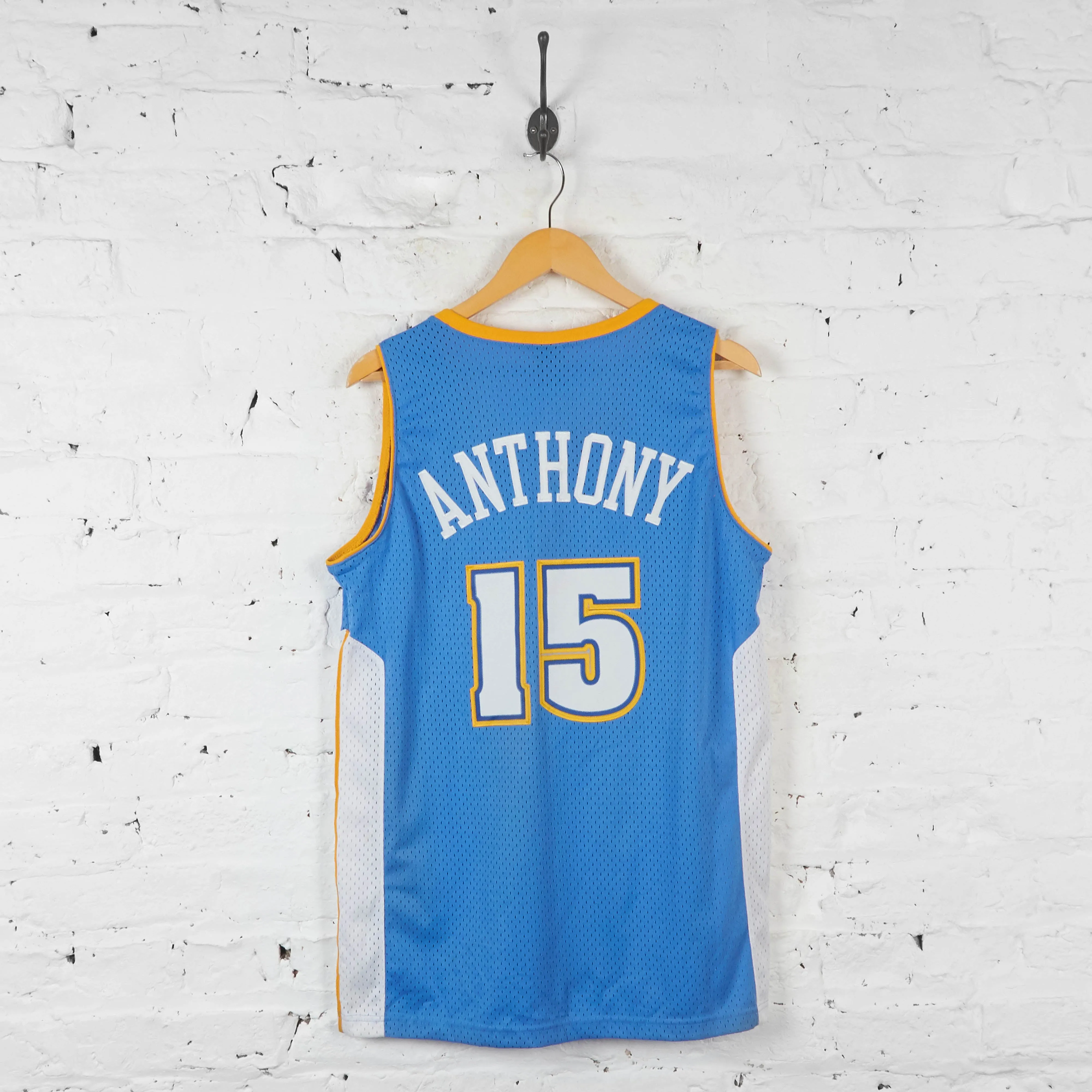 Vintage NBA Denver Nuggets Jersey - Blue/Yellow - S