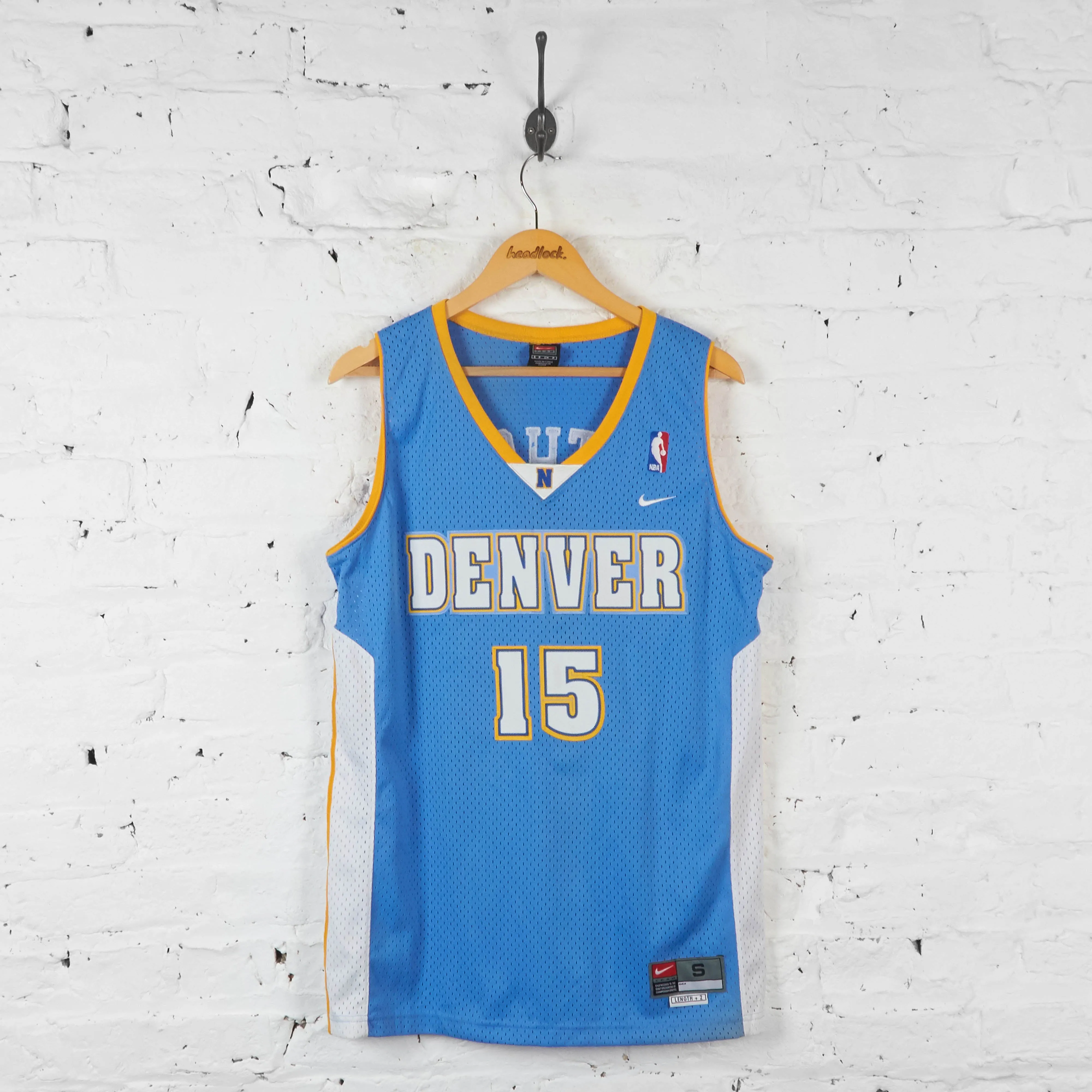 Vintage NBA Denver Nuggets Jersey - Blue/Yellow - S