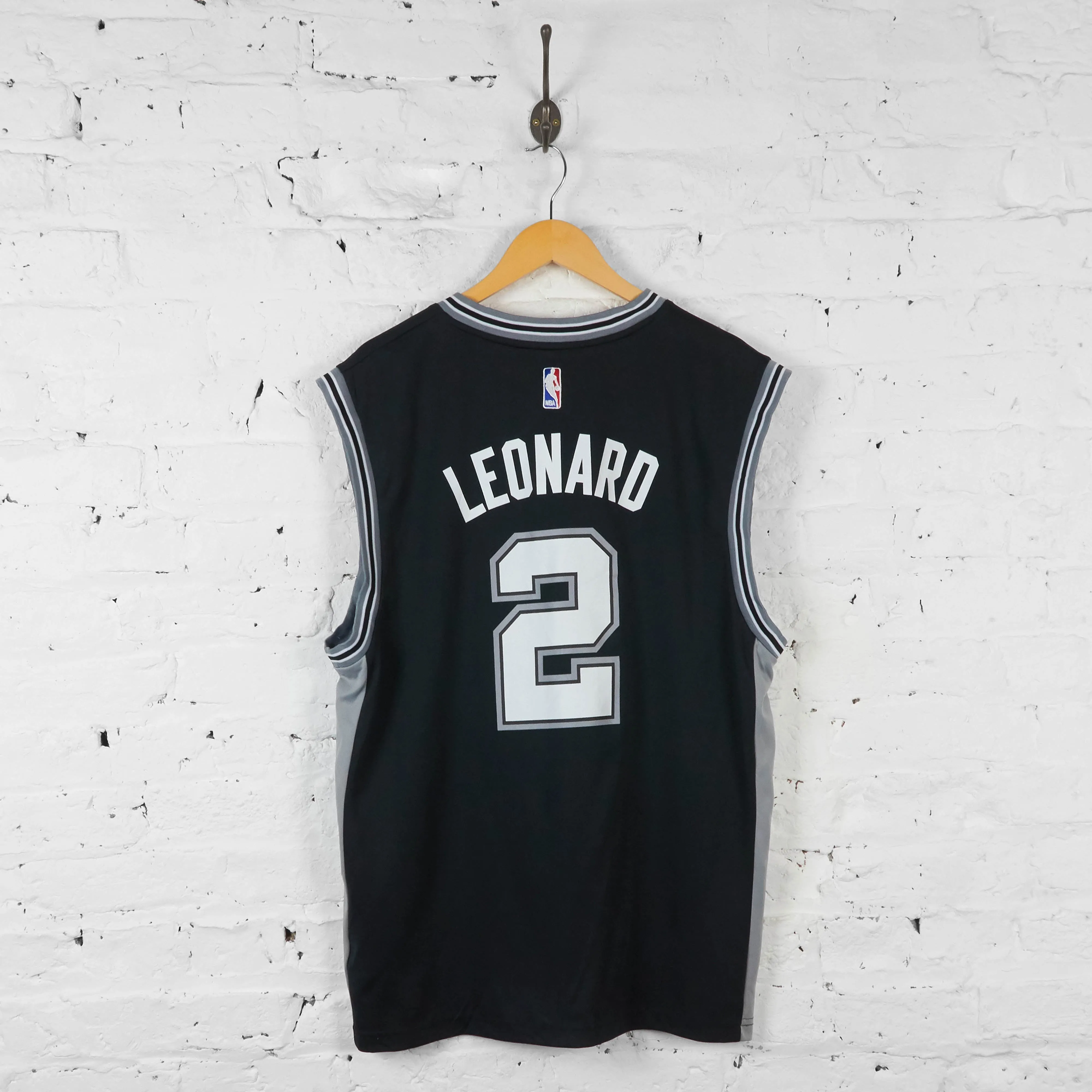 Vintage NBA San Antonio Spurs Jersey - Black/Grey - L