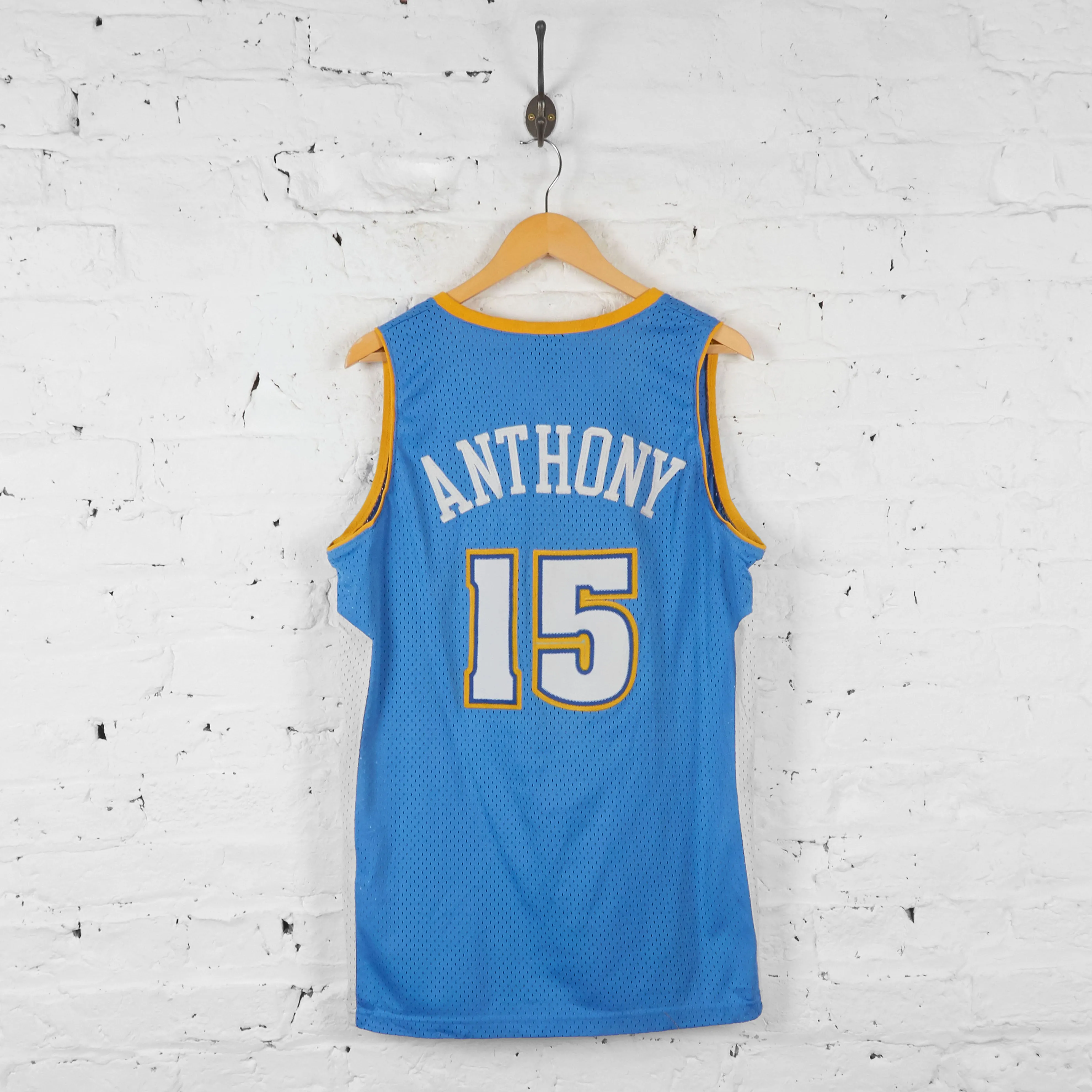 Vintage Nike Denver Nuggets NBA Jersey - Blue - M