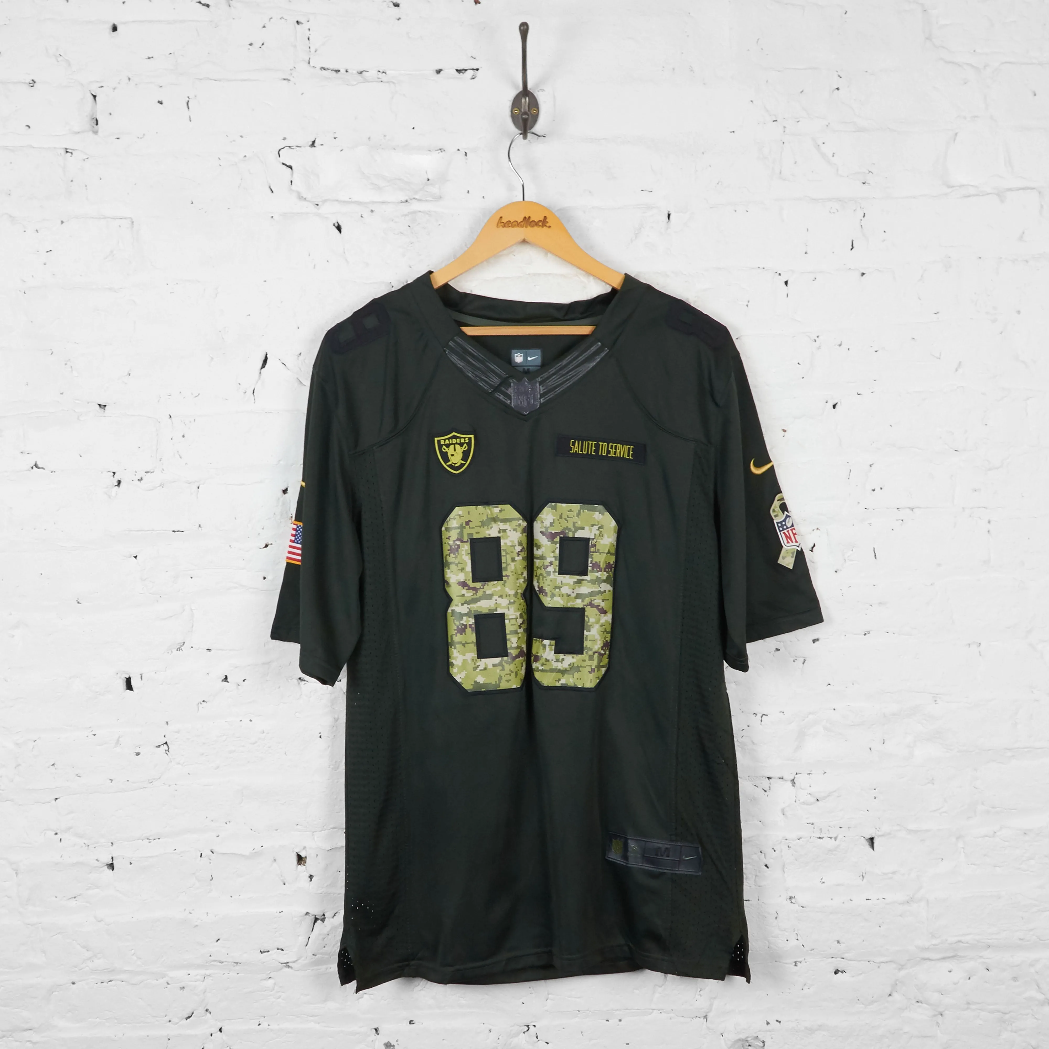 Vintage Nike Las Vegas Raiders NFL Jersey - Black - M