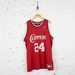 Vintage Nike Los Angeles Clippers NBA Jersey - Red - XL