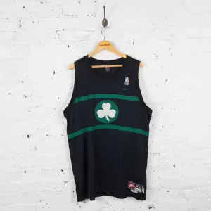 Vintage Nike NBA Bostons Celtics Jersey - Black - XL