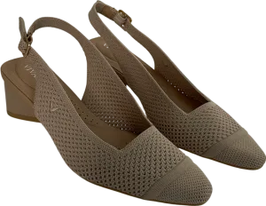 vivaia Beige Pointed-toe Slingback Sandals UK 3 EU 36 👠