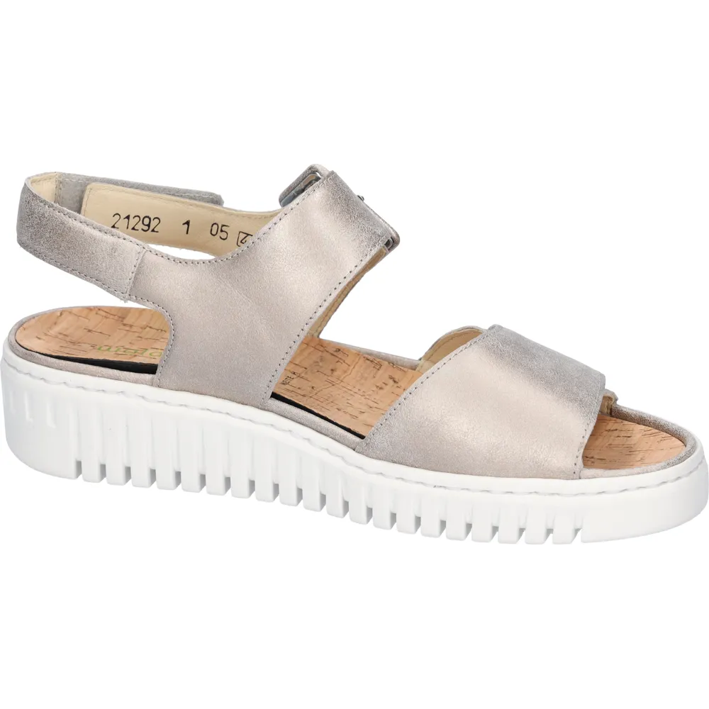 Waldlaufer Willow (Wigwam) Pewter Sandals