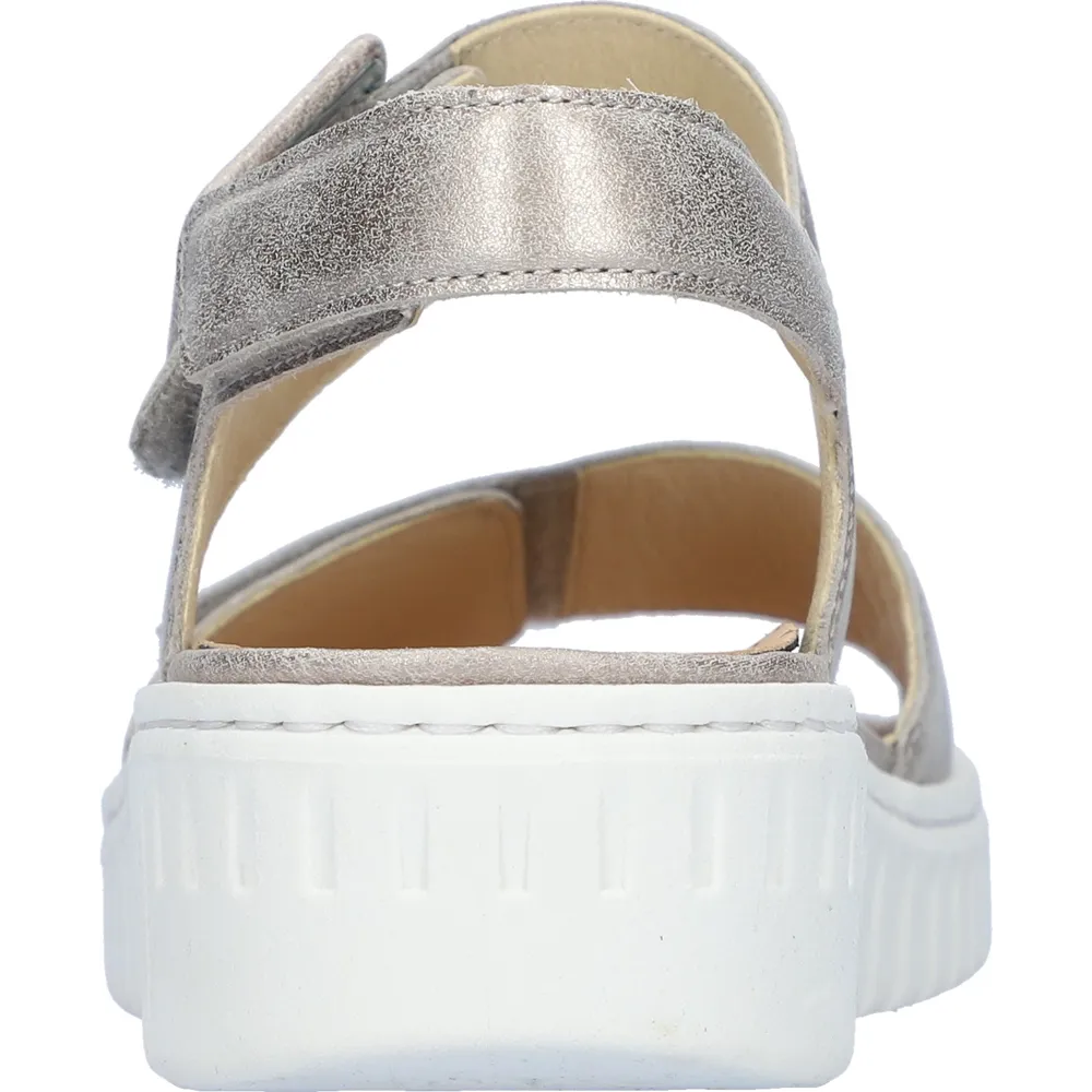 Waldlaufer Willow (Wigwam) Pewter Sandals