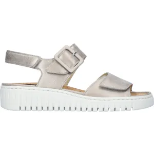 Waldlaufer Willow (Wigwam) Pewter Sandals