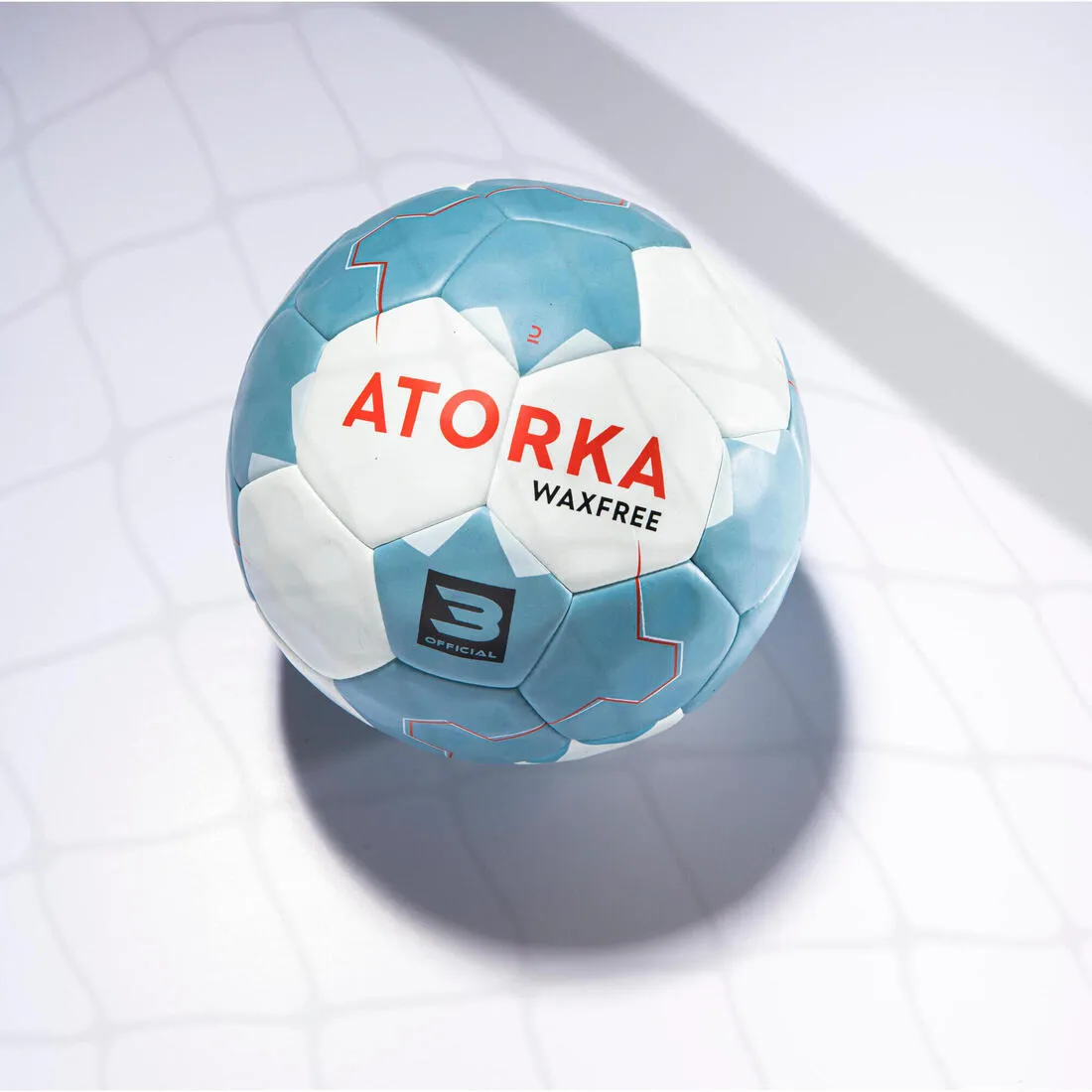 Wax-Free Handball Ball Size 3 H500 - Red/Grey