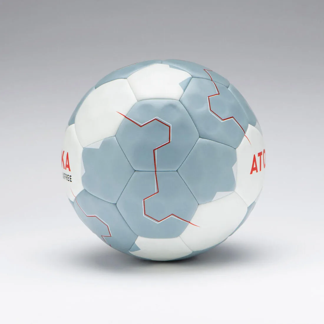 Wax-Free Handball Ball Size 3 H500 - Red/Grey