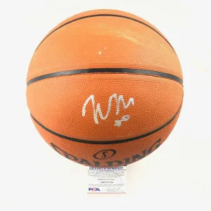 WENDELL MOORE Signed Basketball PSA/DNA Duke Blue Devils Autographed