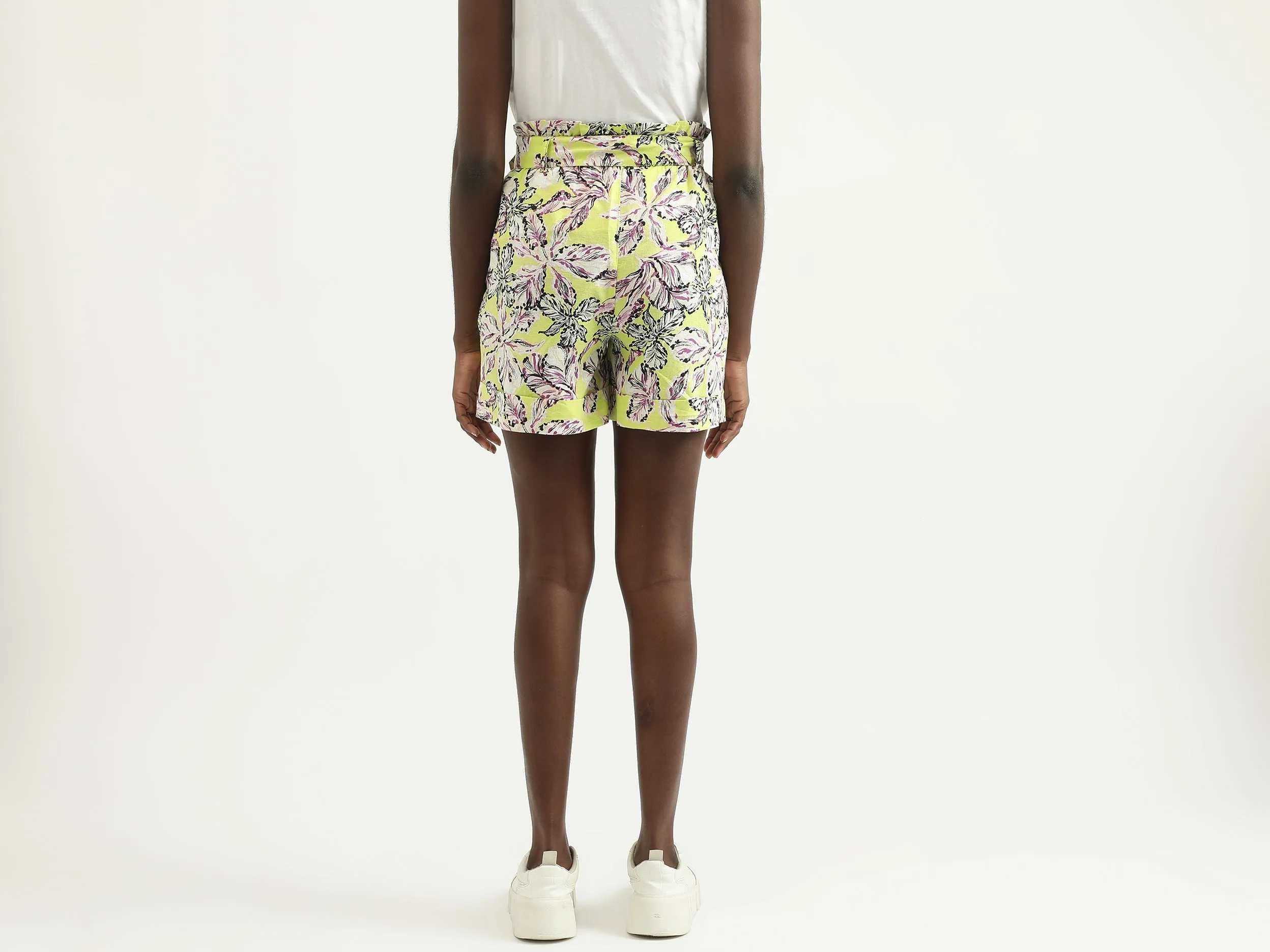 Women Printed Regular Fit Shorts
