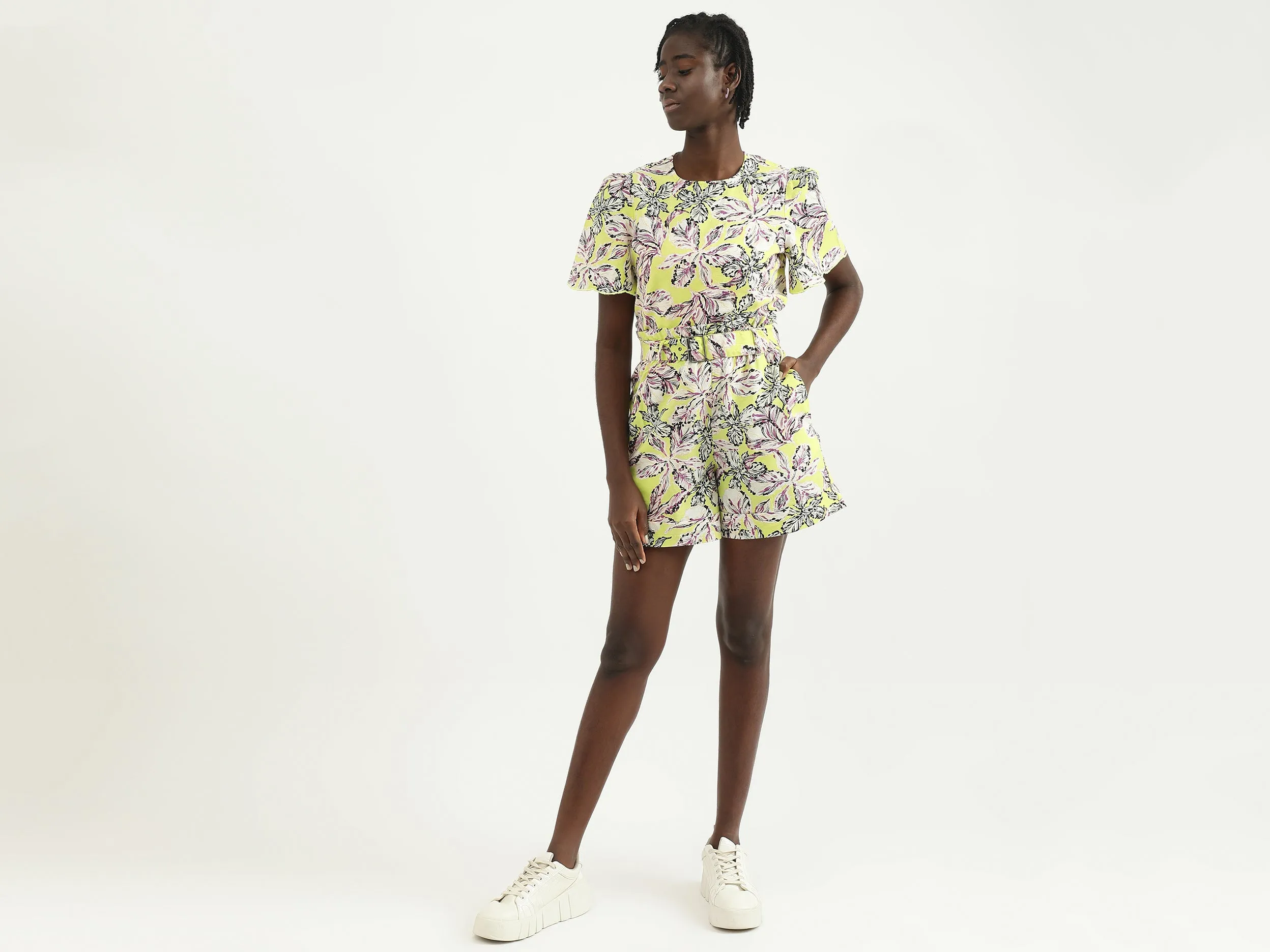 Women Printed Regular Fit Shorts