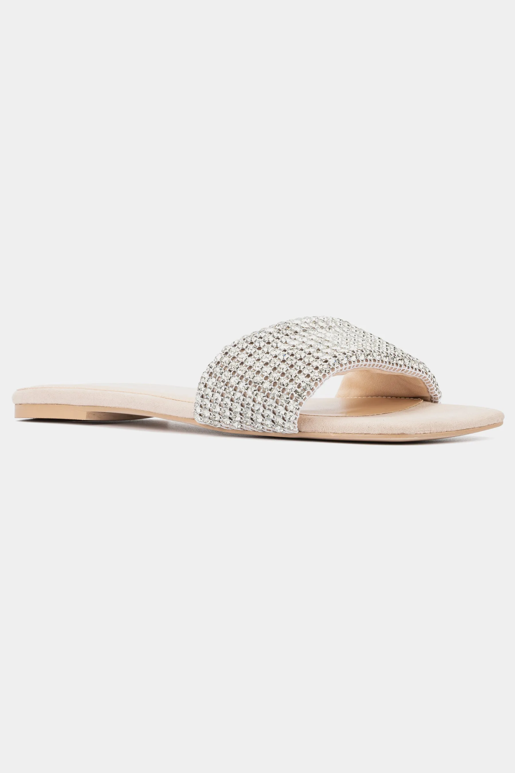 Women's Gia Flat Sandal - Wide Width Slide Sandals