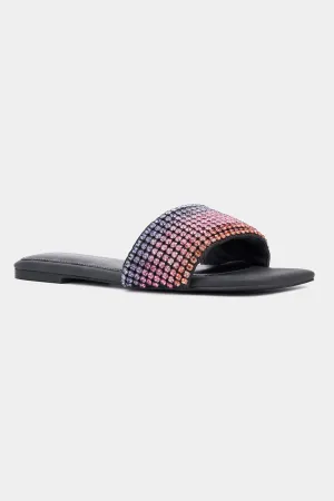 Women's Gia Flat Sandal - Wide Width Slide Sandals