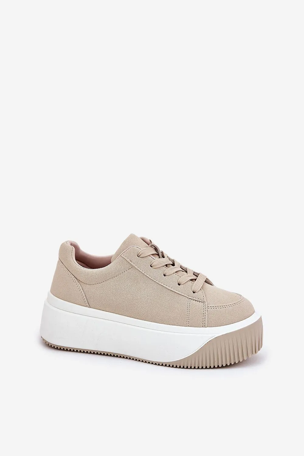 Women's sports shoes made of eco suede
