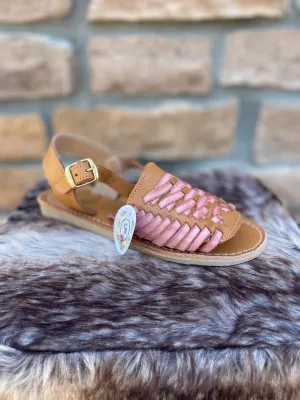 Women’s Tan/Rosa Handmade Sandal