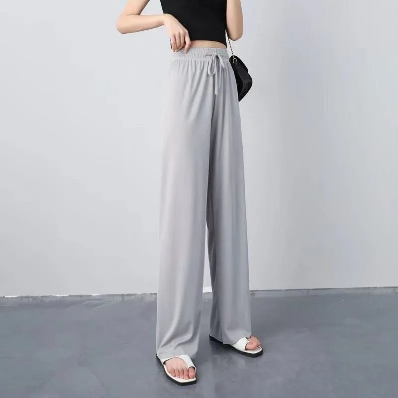 Women's Wide-Leg Drawstring Pants
