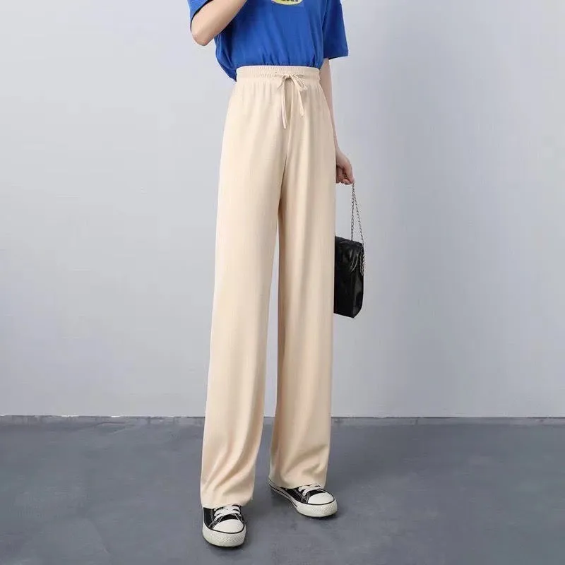 Women's Wide-Leg Drawstring Pants