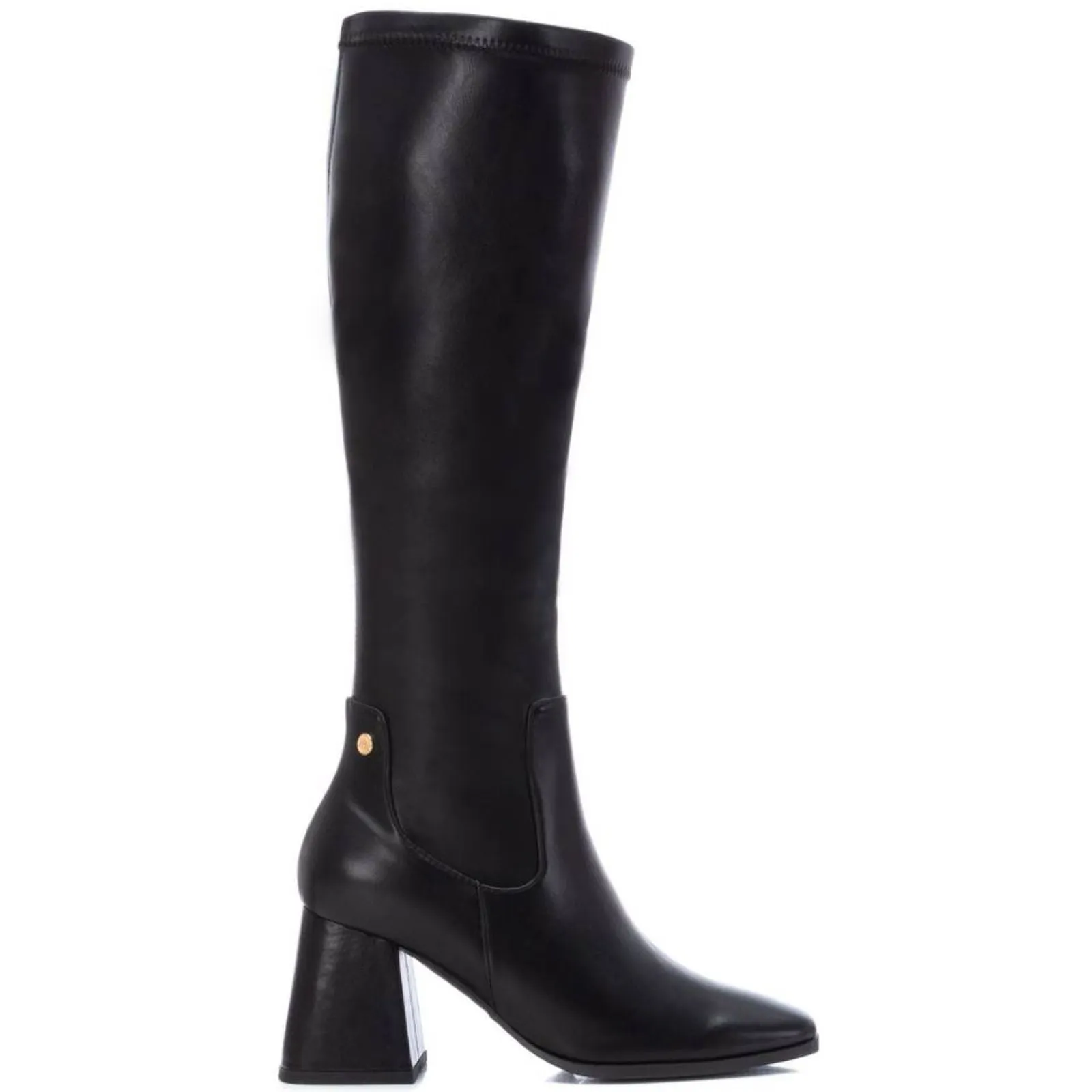 XTI Black Long Length Boots