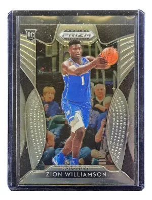 Zion Williamson 2019 Panini Prizm Draft Picks #64 Rookie Card