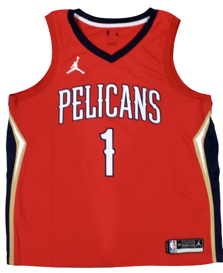 Zion Williamson New Orleans Pelicans Signed Jordan Brand Nike Jersey FANATICS